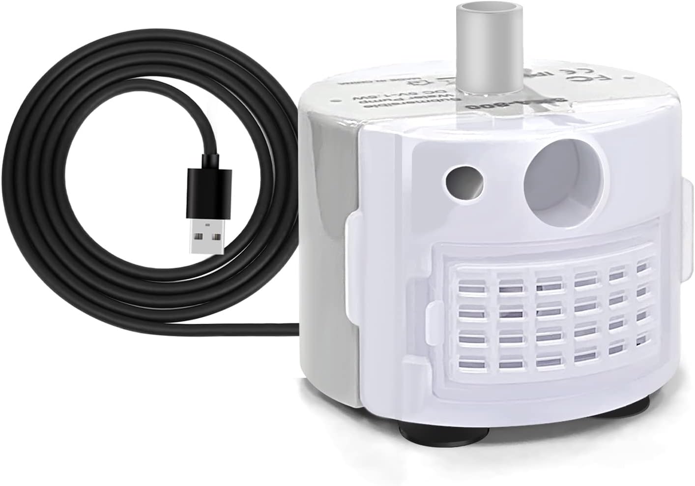 Tomxcute Replacement Pump for cat Water Fountain, Compatible 108oz/3.2L and 135oz/4.0L Automatic Stainless Steel Pet Fountain