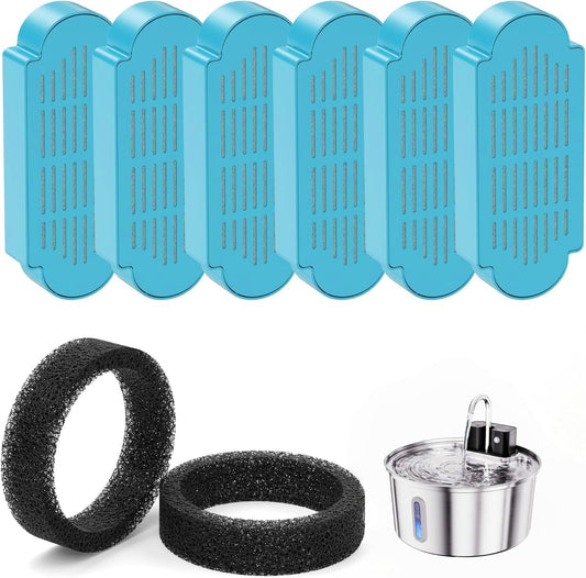 Cat Water Fountain Replacement Filters - for Tomxcute P Series Cat Fountain