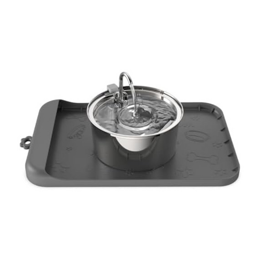 Tomxcute Non-Slip Waterproof Pet Placemat For Medium and Small Pet (36" *24", Grey)